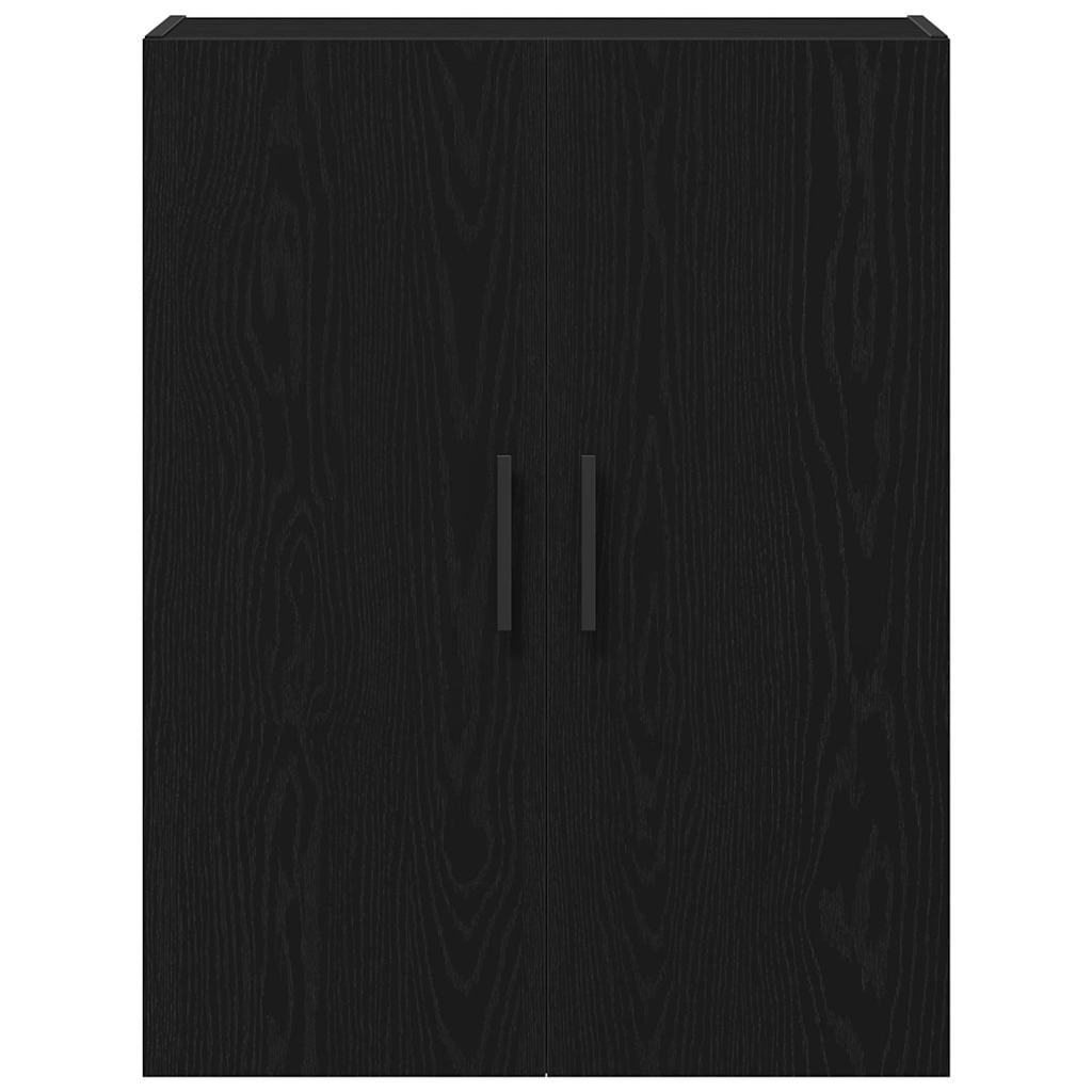 Mobile a muro Rovere Nero 69,5 x 34 x 90 cm Legno multistrato
