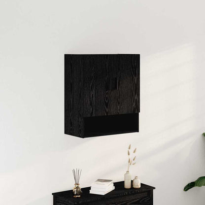 Mobile a muro Rovere Nero 60 x 31 x 70 cm Legno multistrato | homemem39