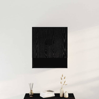 Mobile a muro Rovere Nero 60 x 31 x 70 cm Legno multistrato | homemem39