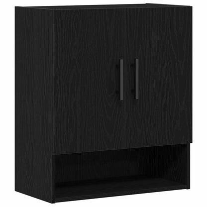 Mobile a muro Rovere Nero 60 x 31 x 70 cm Legno multistrato | homemem39