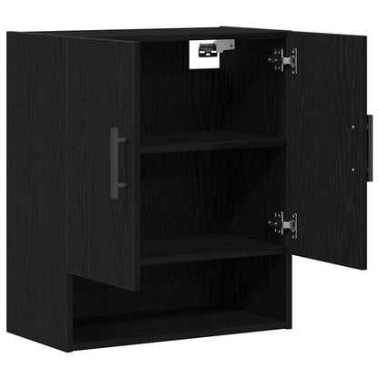 Mobile a muro Rovere Nero 60 x 31 x 70 cm Legno multistrato | homemem39