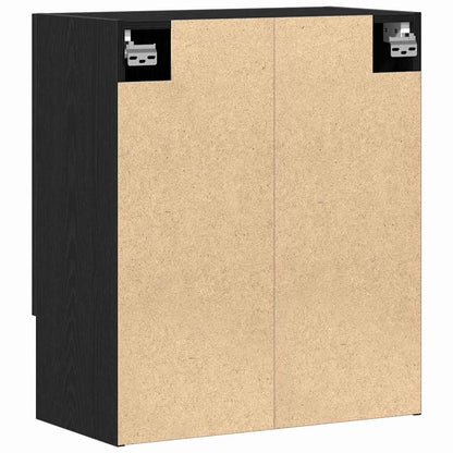 Mobile a muro Rovere Nero 60 x 31 x 70 cm Legno multistrato | homemem39