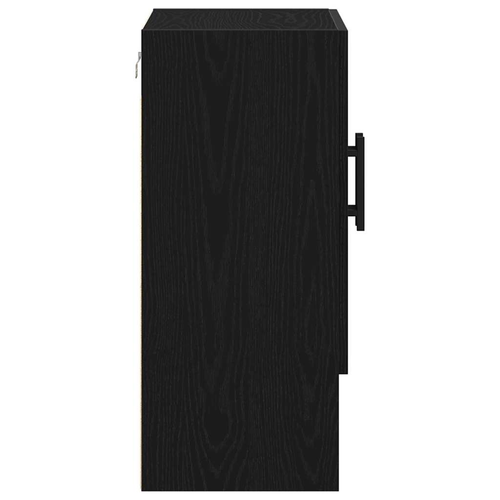 Mobile a muro Rovere Nero 60 x 31 x 70 cm Legno multistrato | homemem39