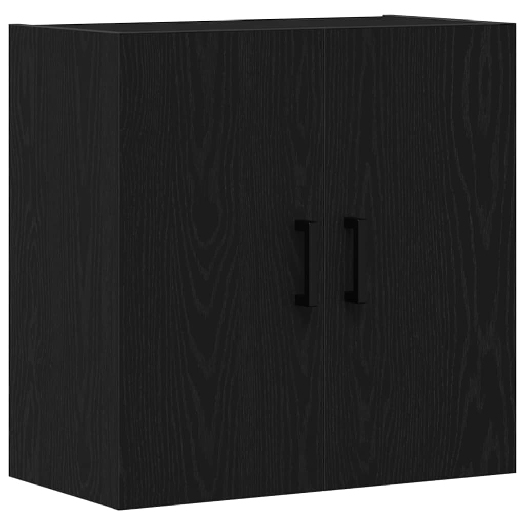 Mobile a muro Rovere Nero 60 x 31 x 60 cm Legno multistrato | homemem39