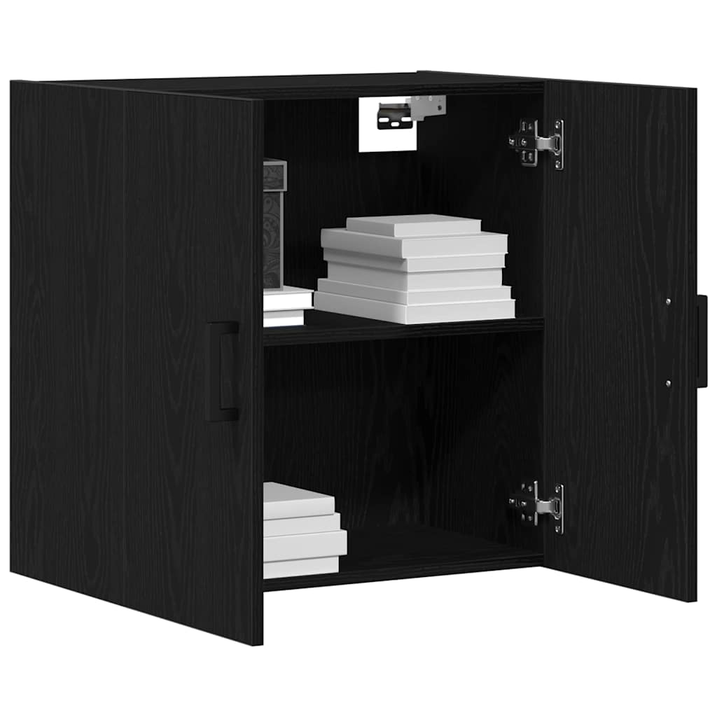 Mobile a muro Rovere Nero 60 x 31 x 60 cm Legno multistrato
