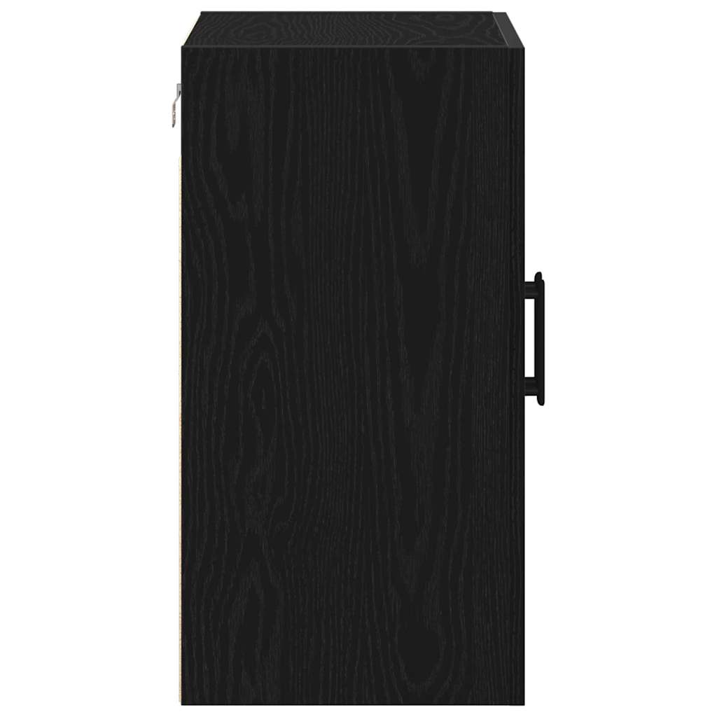 Mobile a muro Rovere Nero 60 x 31 x 60 cm Legno multistrato | homemem39