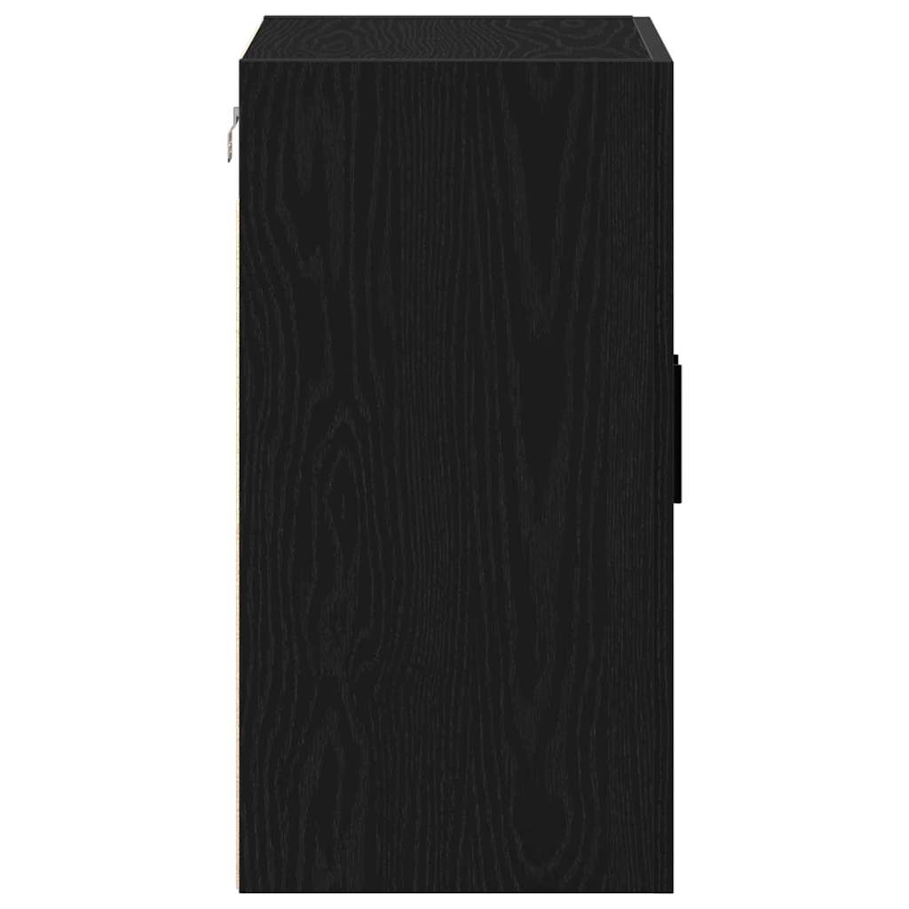 Mobile a muro Rovere Nero 60 x 31 x 60 cm Legno multistrato | homemem39