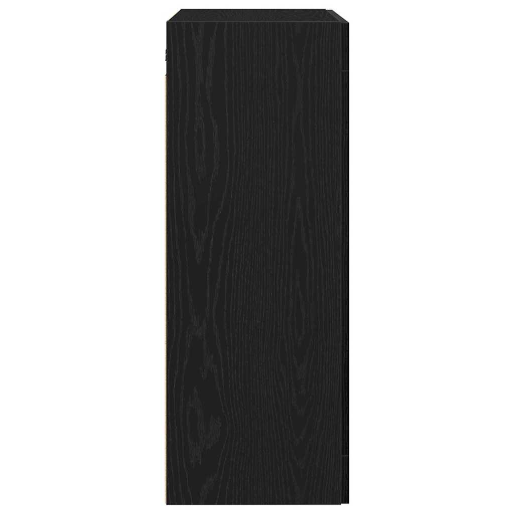 Mobile a muro Rovere Nero 69,5 x 34 x 90 cm Legno multistrato