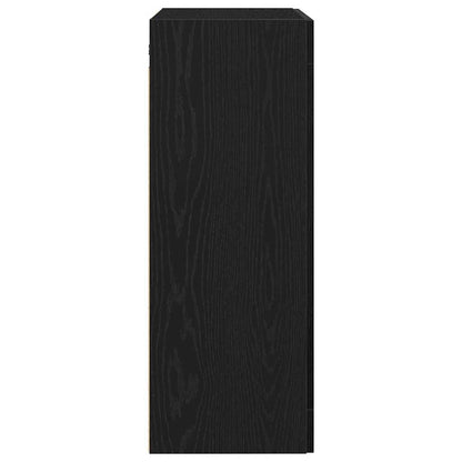 Mobile a muro Rovere Nero 69,5 x 34 x 90 cm Legno multistrato