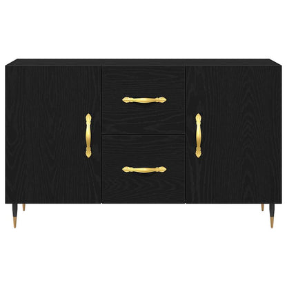 Credenza Rovere Nero 100 x 36 x 60 cm Legno multistrato