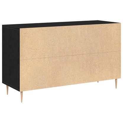 Credenza Rovere Nero 100 x 36 x 60 cm Legno multistrato