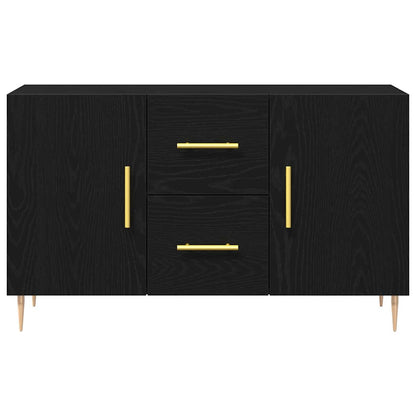 Credenza Rovere Nero 100 x 36 x 60 cm Legno multistrato
