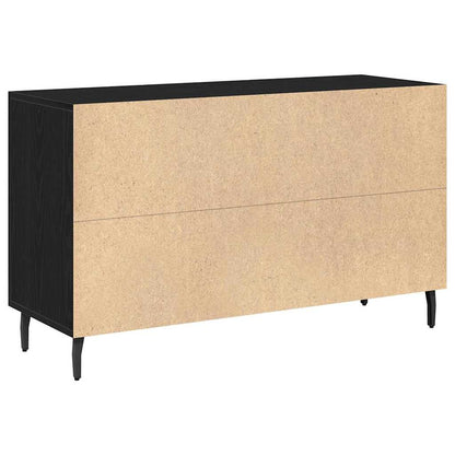 Credenza Rovere Nero 100 x 36 x 60 cm Legno multistrato