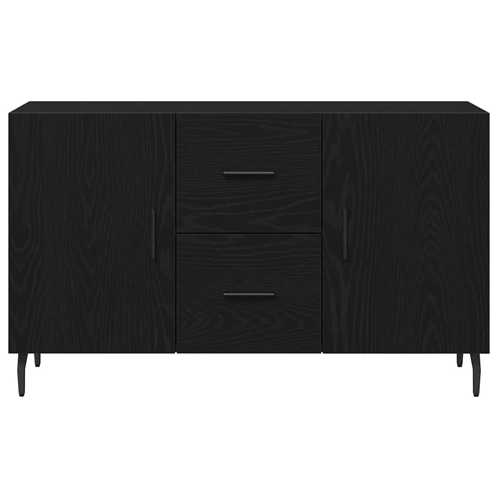 Credenza Rovere Nero 100 x 36 x 60 cm Legno multistrato