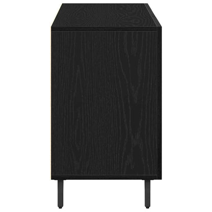 Credenza Rovere Nero 100 x 36 x 60 cm Legno multistrato