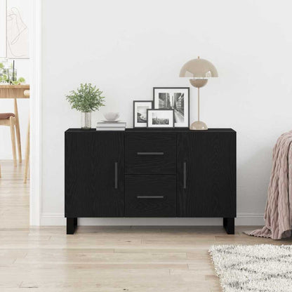 Credenza Rovere Nero 100 x 36 x 60 cm Legno multistrato