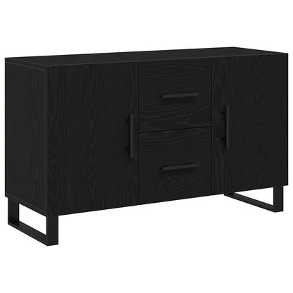 Credenza Rovere Nero 100 x 36 x 60 cm Legno multistrato