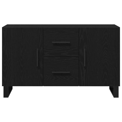 Credenza Rovere Nero 100 x 36 x 60 cm Legno multistrato