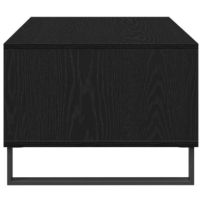 Tavolino da salotto con cassetto Rovere Nero 90 x 50 x 36.5 cm