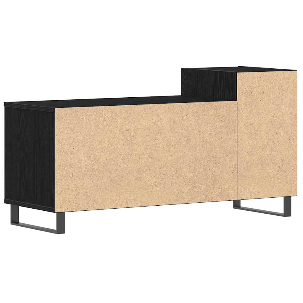 Set mobile TV Rovere Nero 100 x 35 x 55 cm Legno multistrato