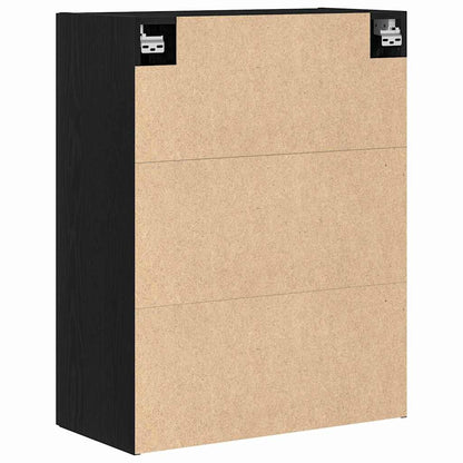Mobile a muro Rovere Nero 69,5 x 34 x 180 cm Legno multistrato