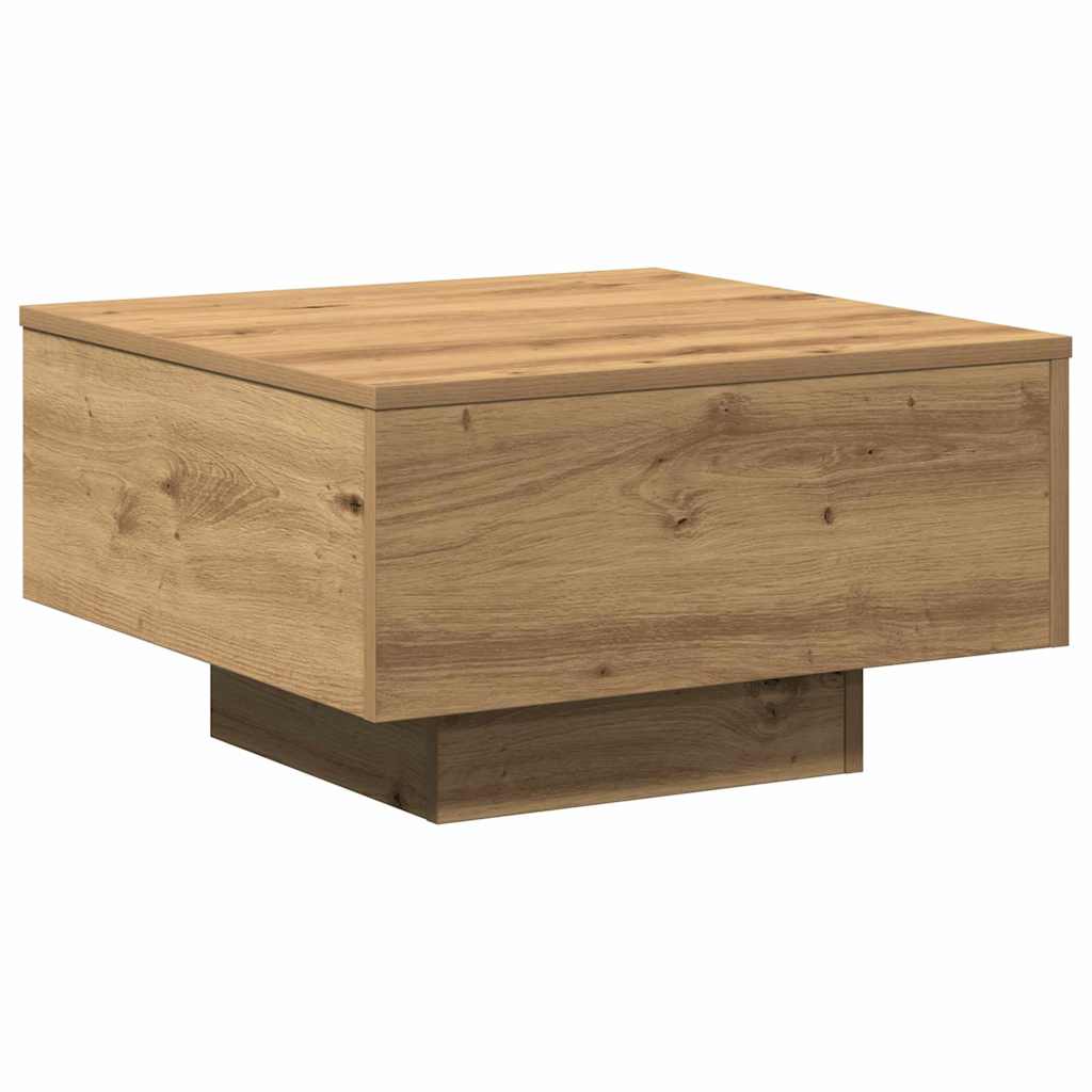 Tavolino da salotto Rovere artigianale 55 x 55 x 31 cm | homemem39