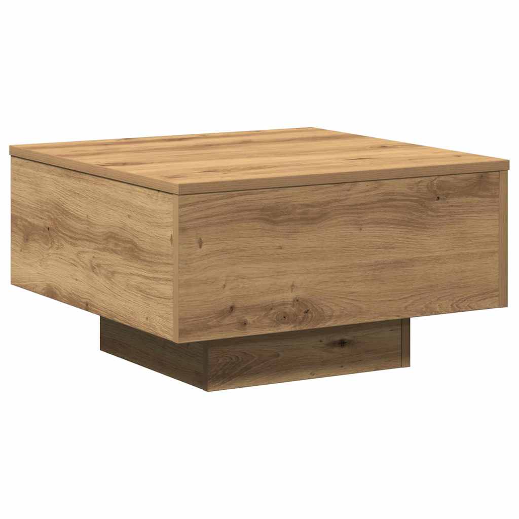 Tavolino da salotto Rovere artigianale 55 x 55 x 31 cm | homemem39