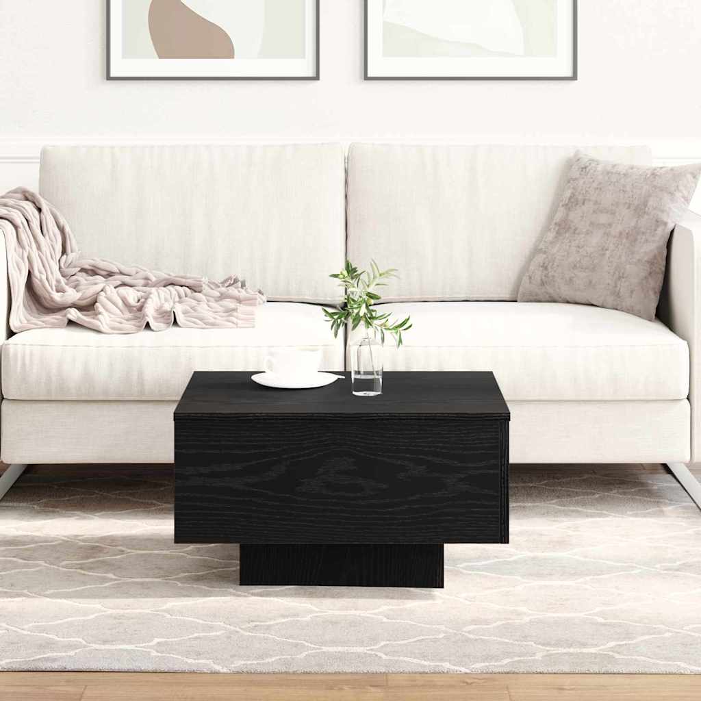 Tavolino da salotto Rovere Nero 55 x 55 x 31 cm | homemem39