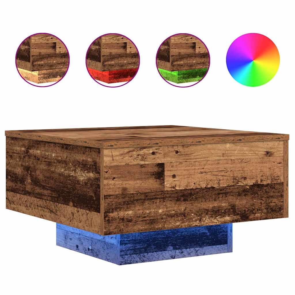Tavolino da salotto Legno vecchio 55 x 55 x 31 cm | homemem39