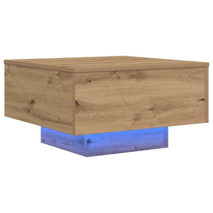 Tavolino da salotto Rovere artigianale 55 x 55 x 31 cm | homemem39