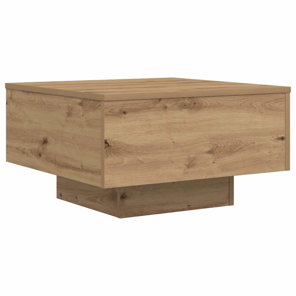 Tavolino da salotto Rovere artigianale 55 x 55 x 31 cm | homemem39