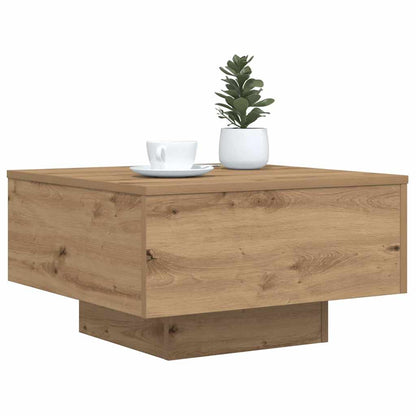 Tavolino da salotto Rovere artigianale 55 x 55 x 31 cm | homemem39