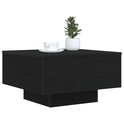 Tavolino da salotto Rovere Nero 55 x 55 x 31 cm | homemem39