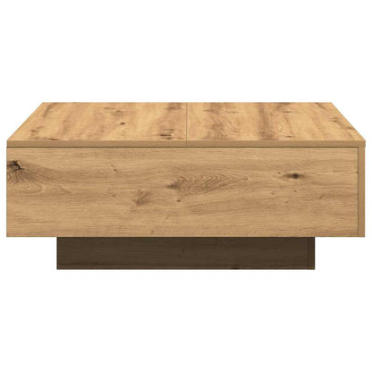 Tavolino da salotto Rovere artigianale 80 x 80 x 31 cm | homemem39