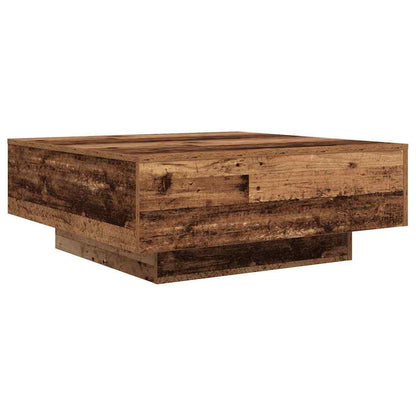 Tavolino da salotto Legno Vecchio e Blu 80 x 80 x 31 cm | homemem39