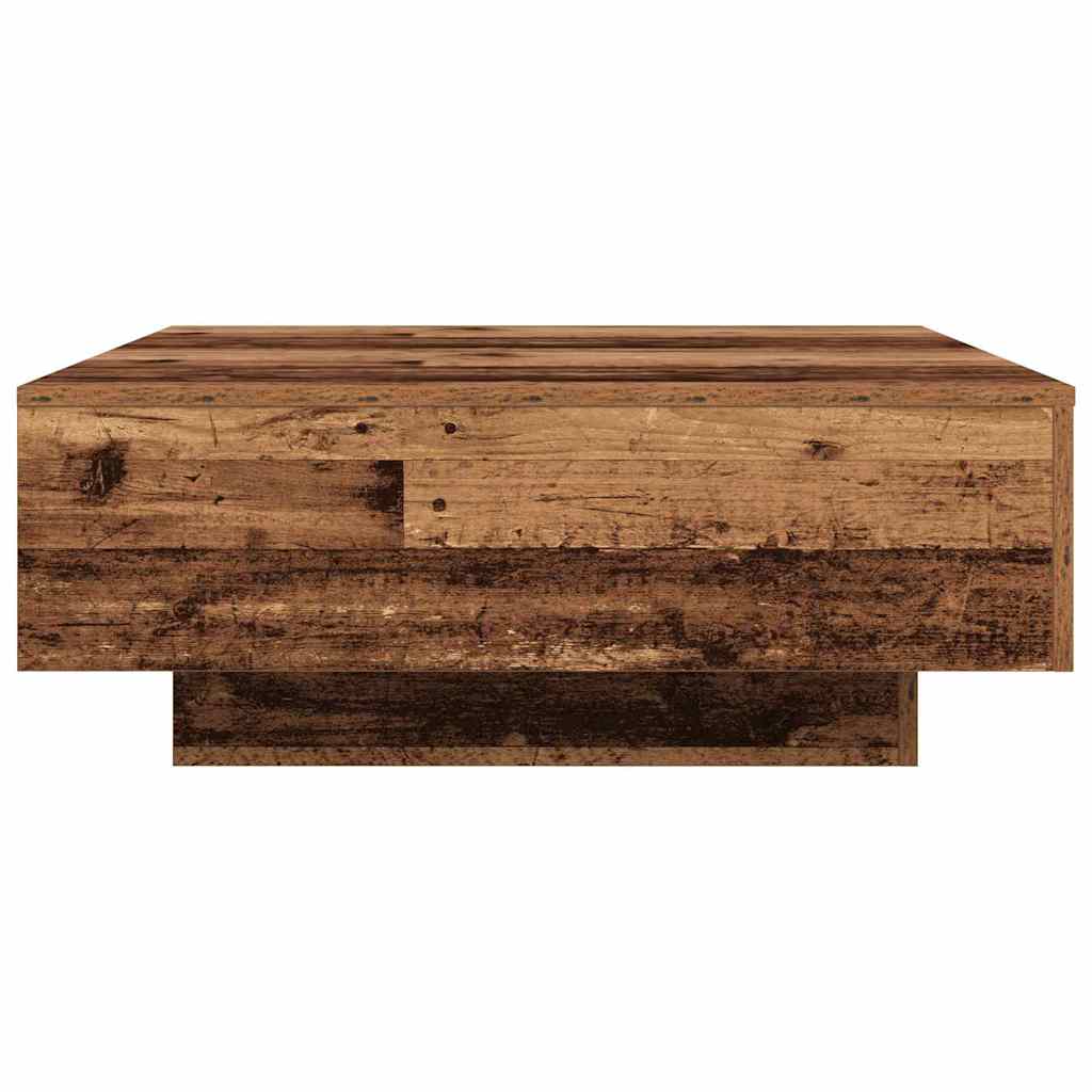 Tavolino da salotto Legno Vecchio e Blu 80 x 80 x 31 cm | homemem39