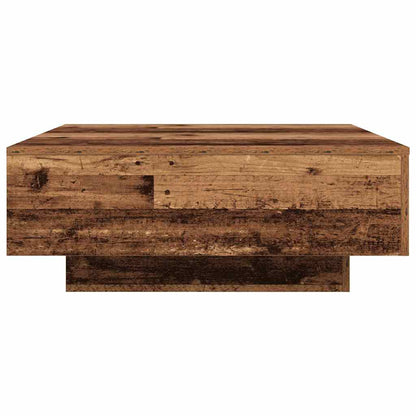 Tavolino da salotto Legno Vecchio e Blu 80 x 80 x 31 cm | homemem39