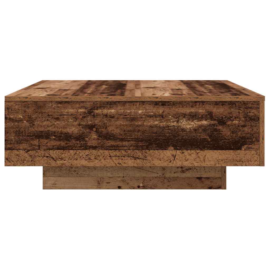 Tavolino da salotto Legno Vecchio e Blu 80 x 80 x 31 cm | homemem39