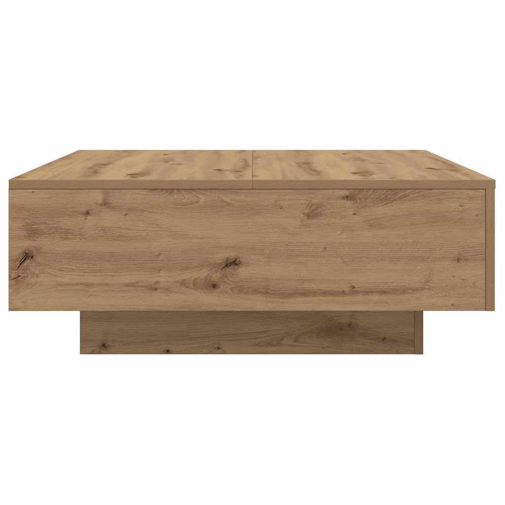Tavolino da salotto Rovere artigianale 80 x 80 x 31 cm | homemem39