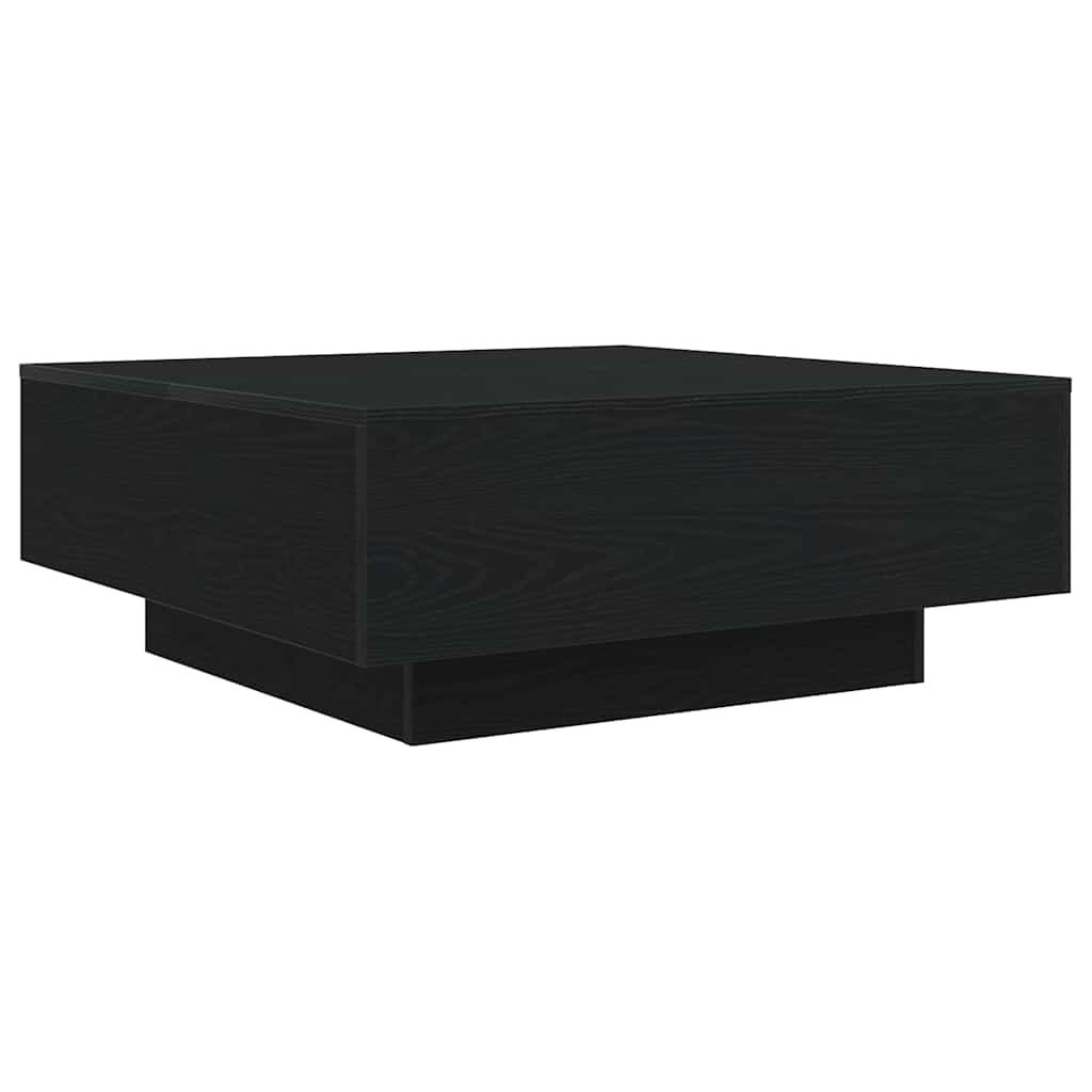 Tavolino da salotto Rovere Nero 80 x 80 x 31 cm | homemem39