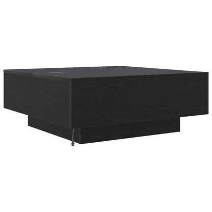 Tavolino da salotto Rovere Nero 80 x 80 x 31 cm | homemem39