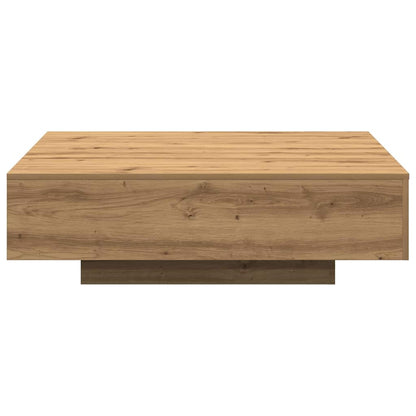 Tavolino da salotto Rovere artigianale 100 x 100 x 31 cm | homemem39
