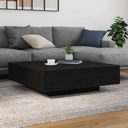 Tavolino da salotto Rovere Nero 100 x 100 x 31 cm | homemem39