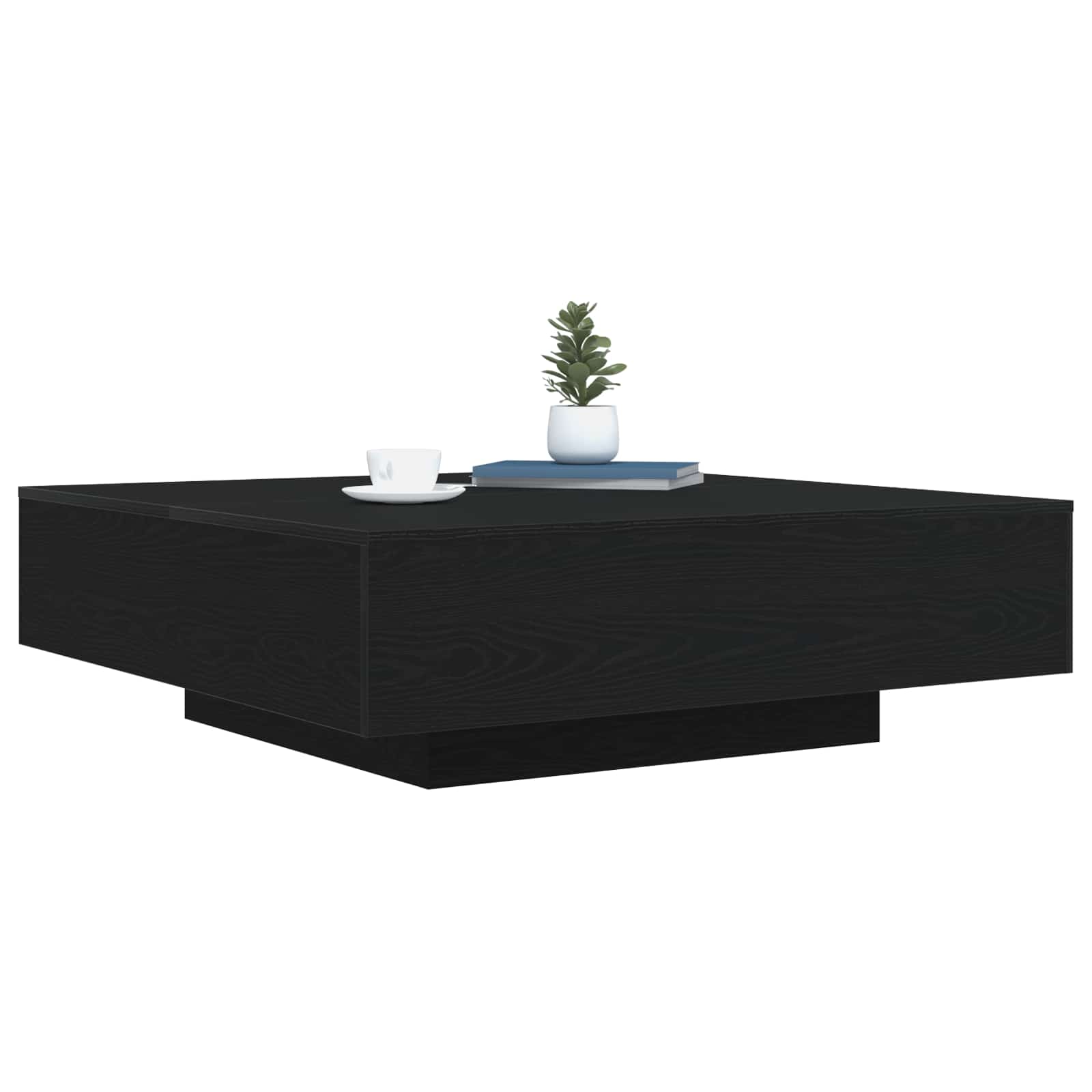 Tavolino da salotto Rovere Nero 100 x 100 x 31 cm | homemem39