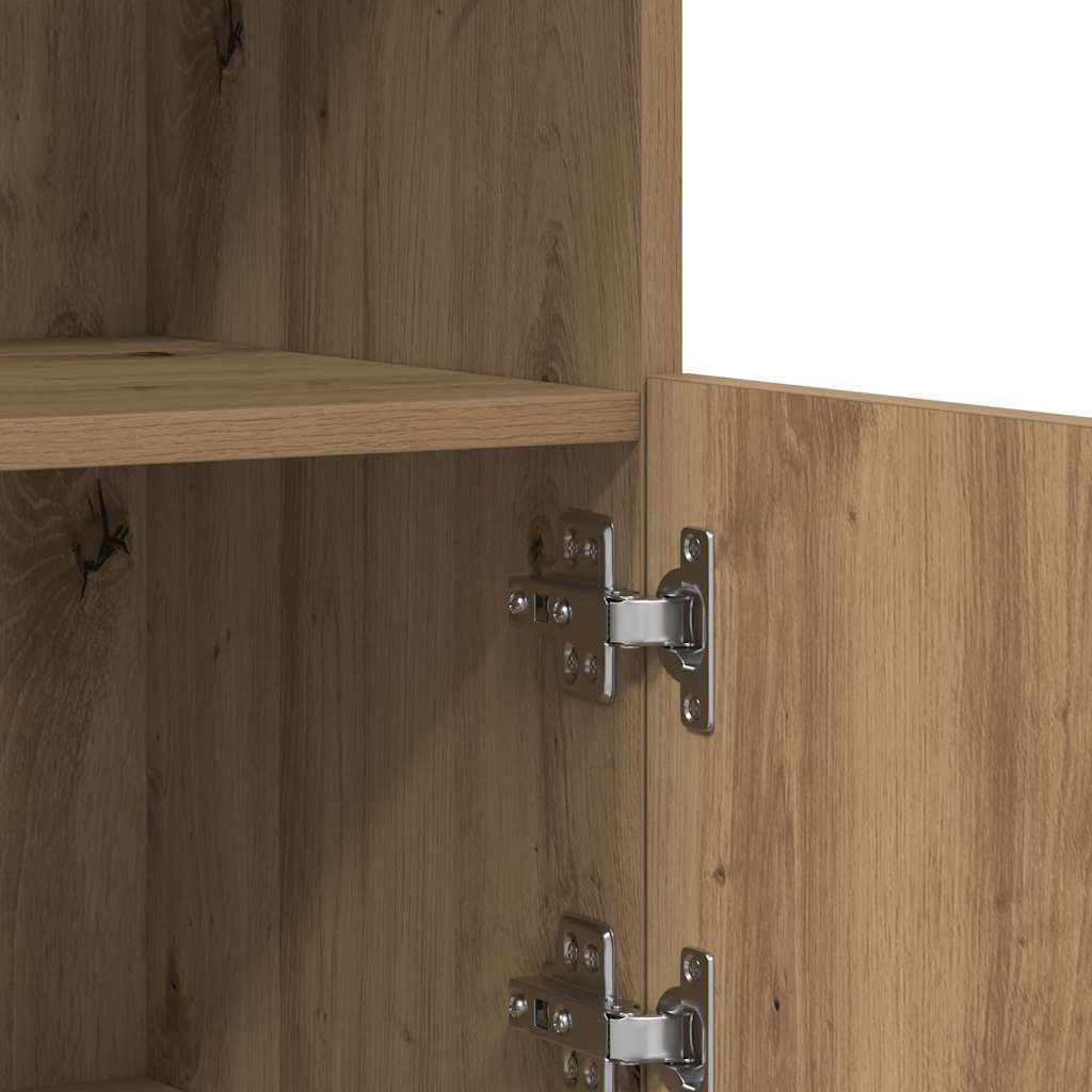 Madia LED Marrone 81 x 37 x 66,5 cm Legno multistrato | homemem39