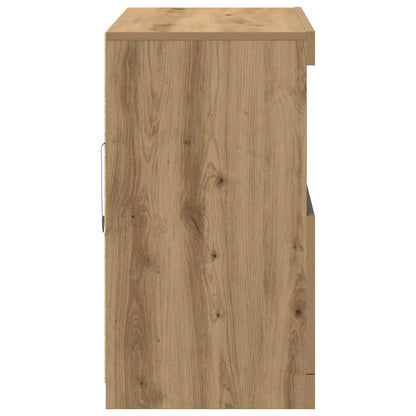 Madia LED Marrone 81 x 37 x 66,5 cm Legno multistrato | homemem39