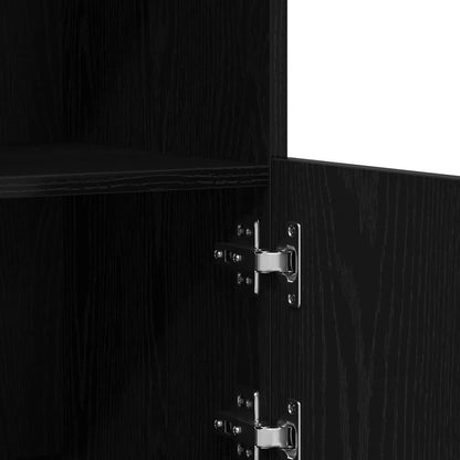Madia LED Nero 81 x 37 x 66,5 cm Legno multistrato