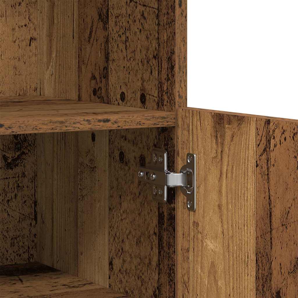 Madia LED Marrone 60 x 37 x 100 cm Legno multistrato