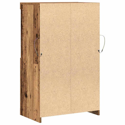 Madia LED Marrone 60 x 37 x 100 cm Legno multistrato | homemem39