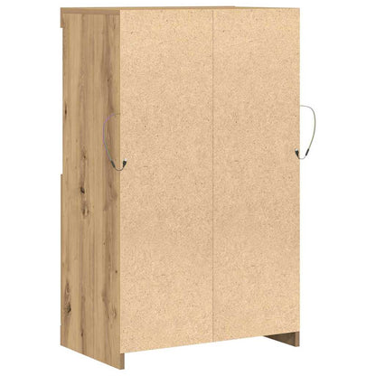 Madia LED Marrone 60 x 37 x 100 cm Legno multistrato | homemem39